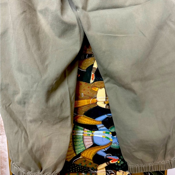 Petite 2X The Talbots Jogger Pant in Olive - Picture 5 of 11